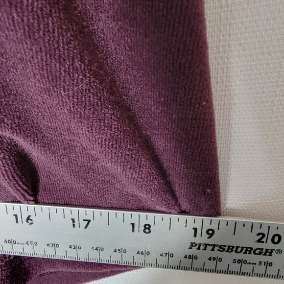 Style & Co Sport Womens Hooded Jacket Small Full Zip Snap Pockets Deep Plum - Picture 7 of 11